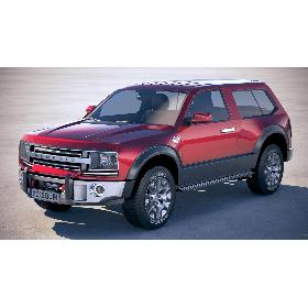 3D Generic 4x4 car 2018 model